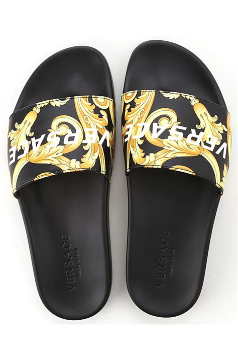 fake versace sandals mens|versace flip flops men's.